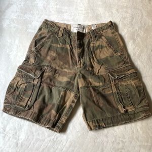 A&F Camouflage Cargo Shorts